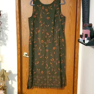 Beautiful fall color sleeveless dress